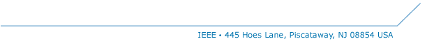 IEEE Footer with mailing address